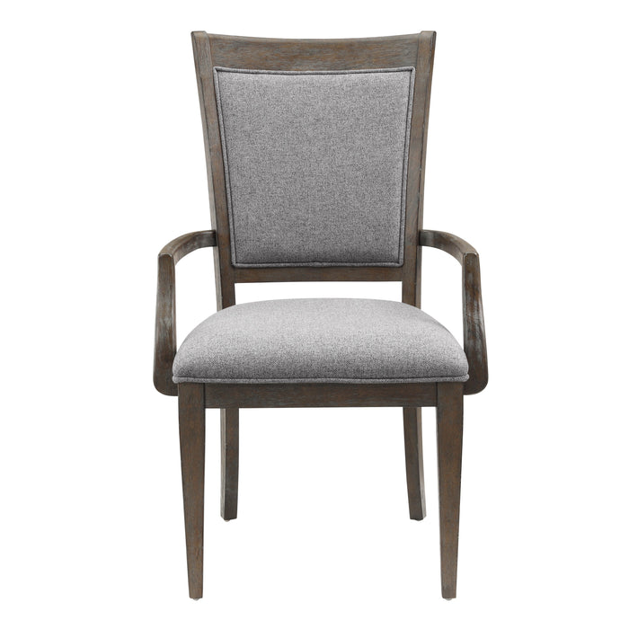 Sarasota Arm Chair in Brown/Gray - 5441A