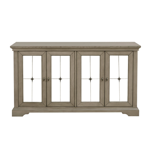 Vermillion Server with Mirrored Door in Taupe/Gray/Beige - 5442-40 - FAMSA Furniture (TX)
