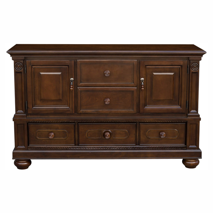 Lordsburg Buffet/Server in Brown/Cherry - 5473-55 - FAMSA Furniture (TX)