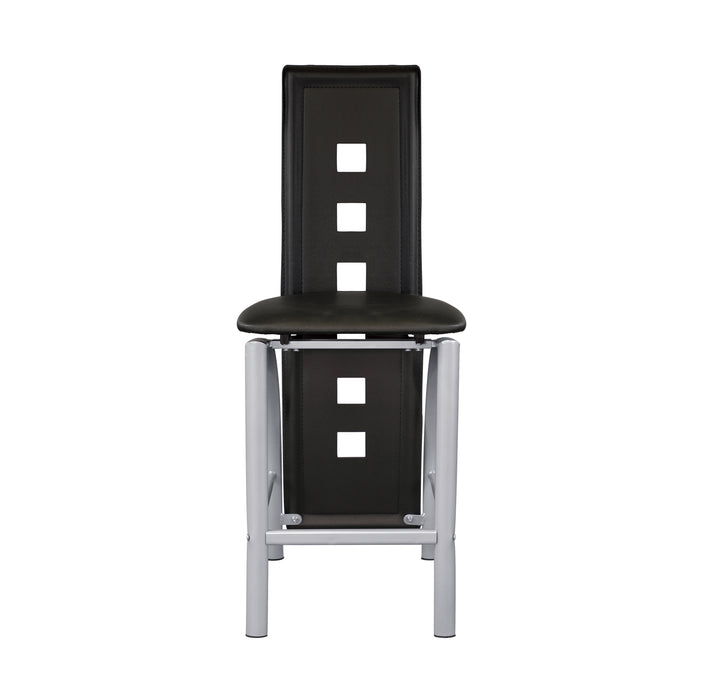 Sona Counter Height Chair in Gold/Silver/Champagne/Black - 5532-24 - FAMSA Furniture (TX)