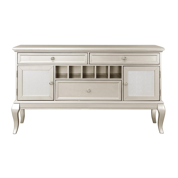 Crawford Buffet/Server in Transparent/Gold/Silver/Champagne - 5546-55 - FAMSA Furniture (TX)