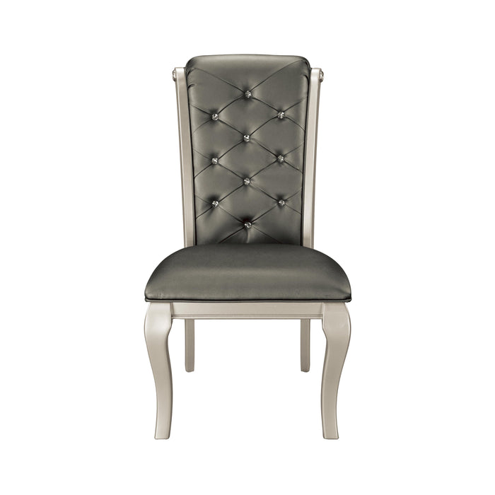 Crawford Side Chair in Gold/Silver/Champagne - 5546S - FAMSA Furniture (TX)