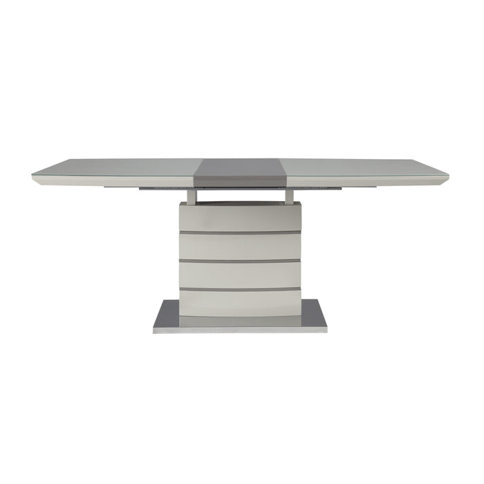 Glissand Dining Table in White/Taupe/Gold/Silver/Champagne - 5599-71* - FAMSA Furniture (TX)