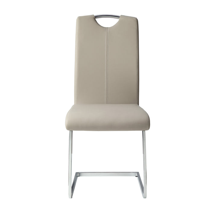 Glissand Side Chair in Gold/Silver/Champagne/Taupe - 5599S - FAMSA Furniture (TX)