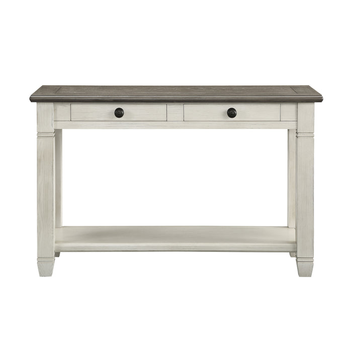 Granby Sofa Table in Brown/White - 5627NW-05 - FAMSA Furniture (TX)