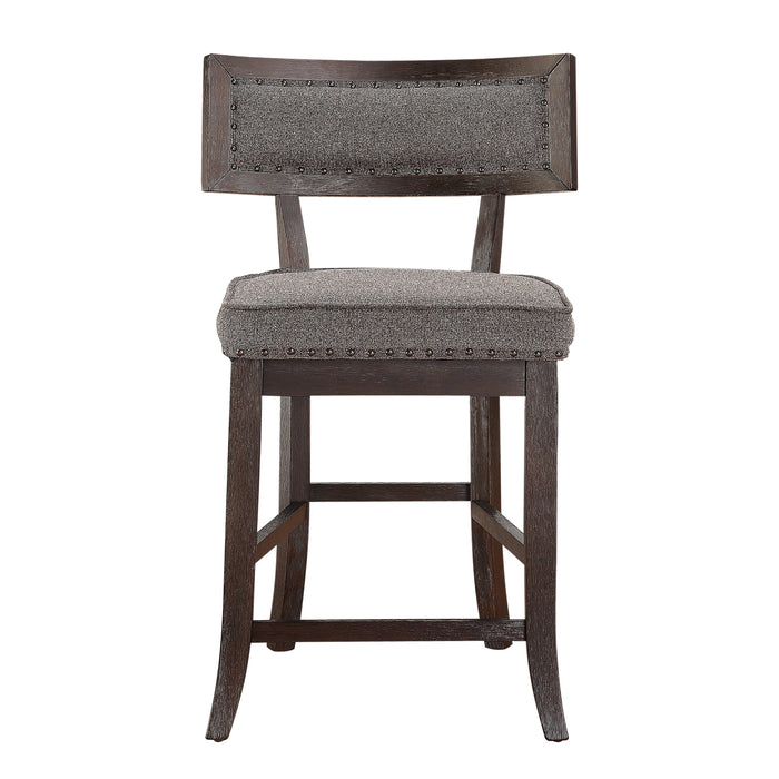 Oxton Counter Height Chair, Fabric in Brown/Cherry/Espresso - 5655-24FA - FAMSA Furniture (TX)