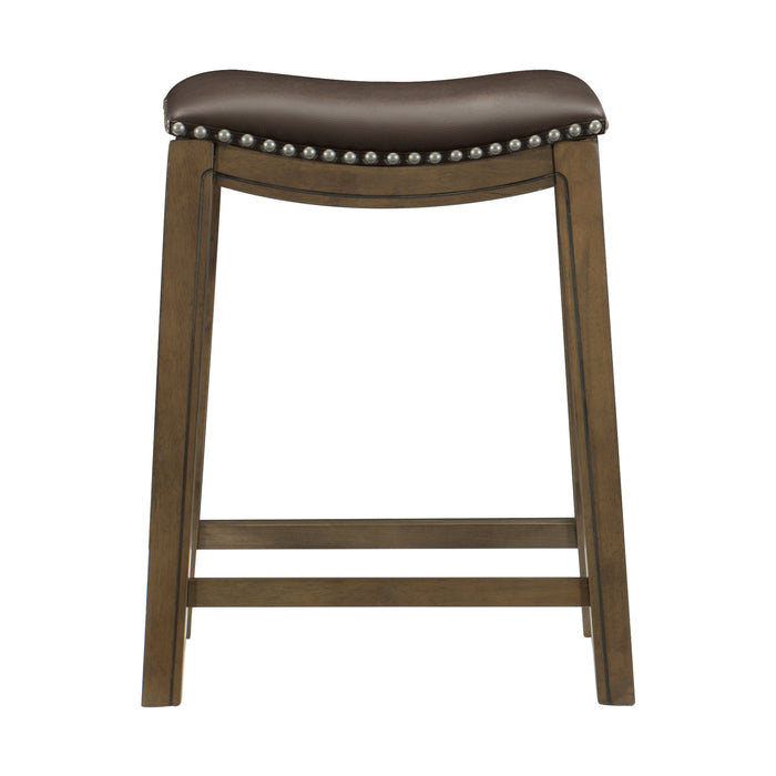 Ordway 24 Counter Height Stool, Brown in Brown - 5682BRW-24 - FAMSA Furniture (TX)