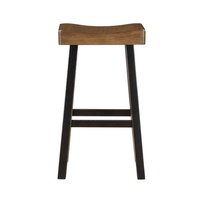 Caspian PUB HEIGHT STOOL in Black/Brown - 5687BTT-29 - FAMSA Furniture (TX)