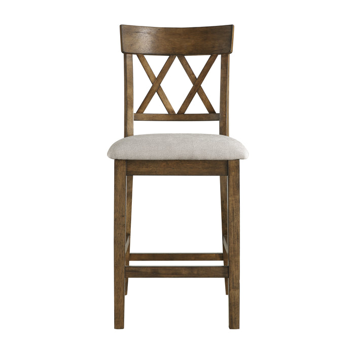 Balin Counter Height Chair in Brown/Oak - 5716RFAK-24S2