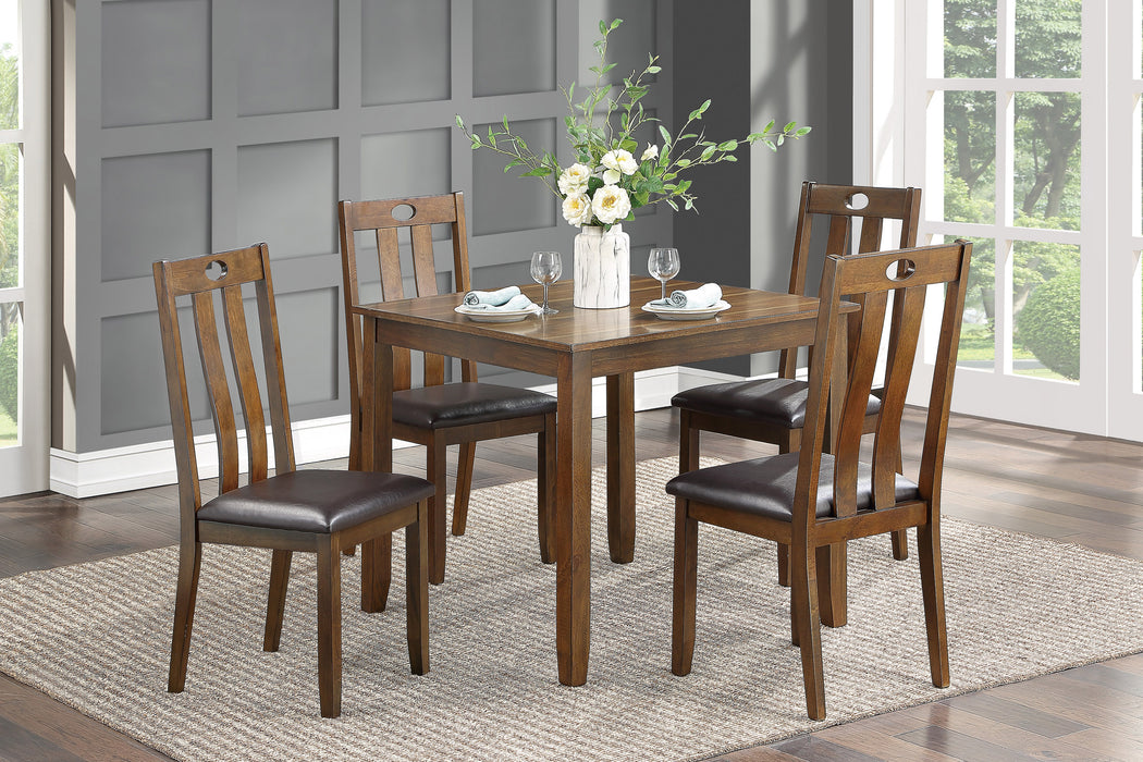 Weston 5-Piece Pack Dinette Set in Brown - 5746 - FAMSA Furniture (TX)