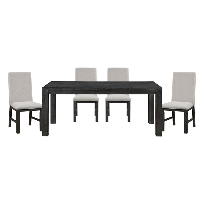 Orem 5pc Set (TB+4S) in Black/Gray - 5759-72*5 - FAMSA Furniture (TX)