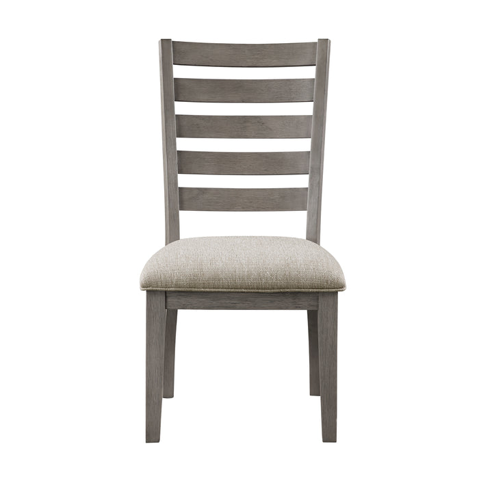 Tigard Side Chair in Cherry/Gray/Beige - 5761GYS - FAMSA Furniture (TX)