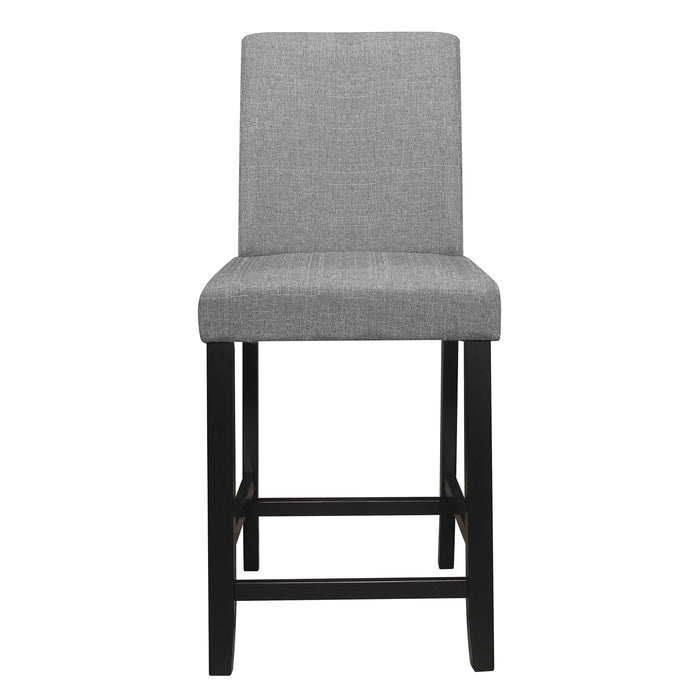 Adina Counter Height Chair in Black/Gray - 5801-24 - FAMSA Furniture (TX)