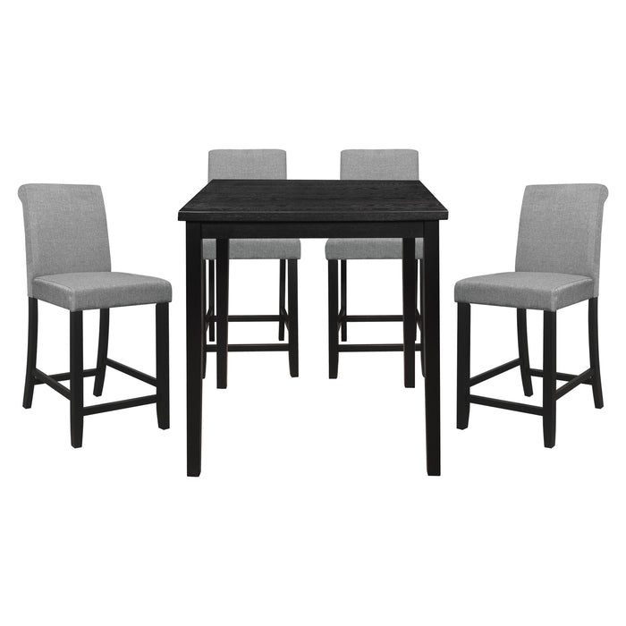 Adina 5pc Set (TB+4S) in Black/Gray - 5801-36*5