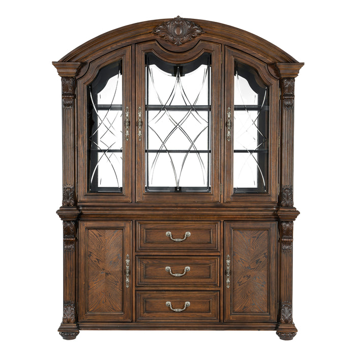 Bergen (2) Buffet & Hutch in Oak - 5829-50* - FAMSA Furniture (TX)