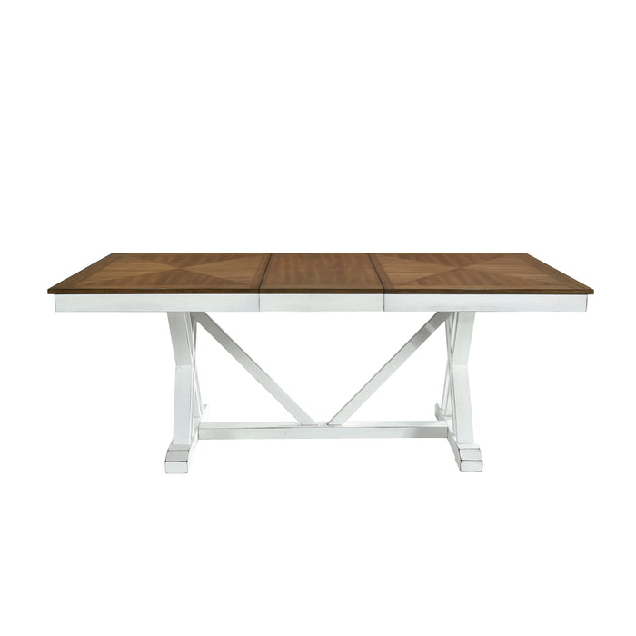 Brunson Dining Table in White/Oak - 5865-77*
