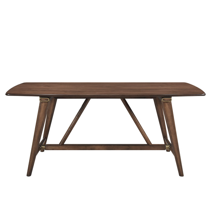 Monroe Dining Table in Brown/Walnut - 5901-71 - FAMSA Furniture (TX)