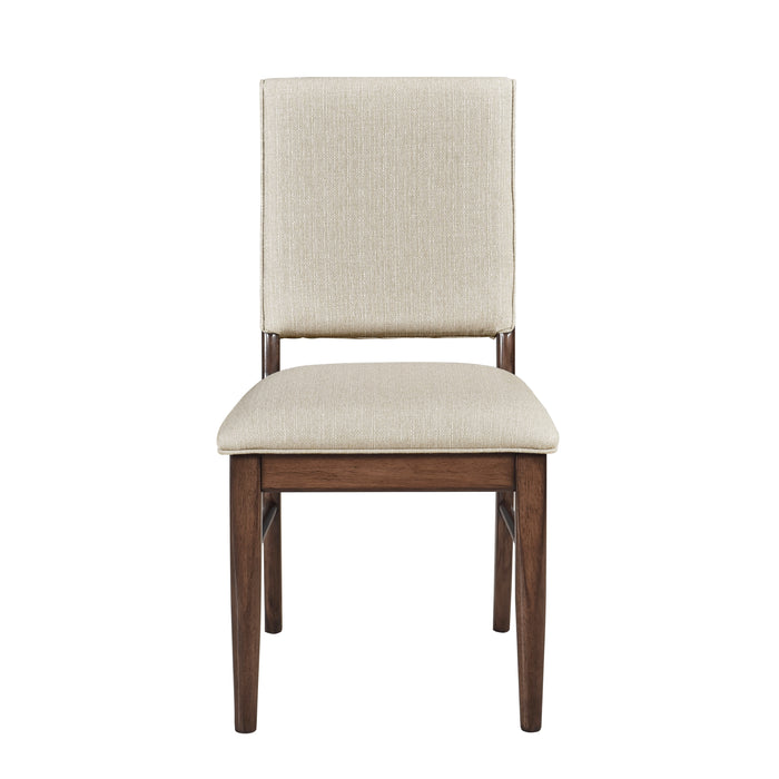 Monroe Side Chair in Brown/Walnut - 5901-S2N - FAMSA Furniture (TX)