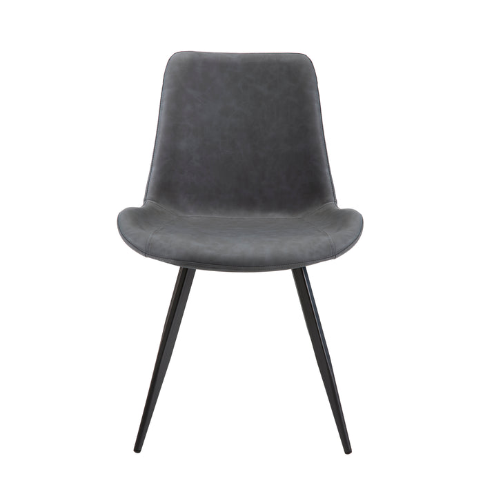 Brixley Side Chair in Black/Gray - 5916S - FAMSA Furniture (TX)