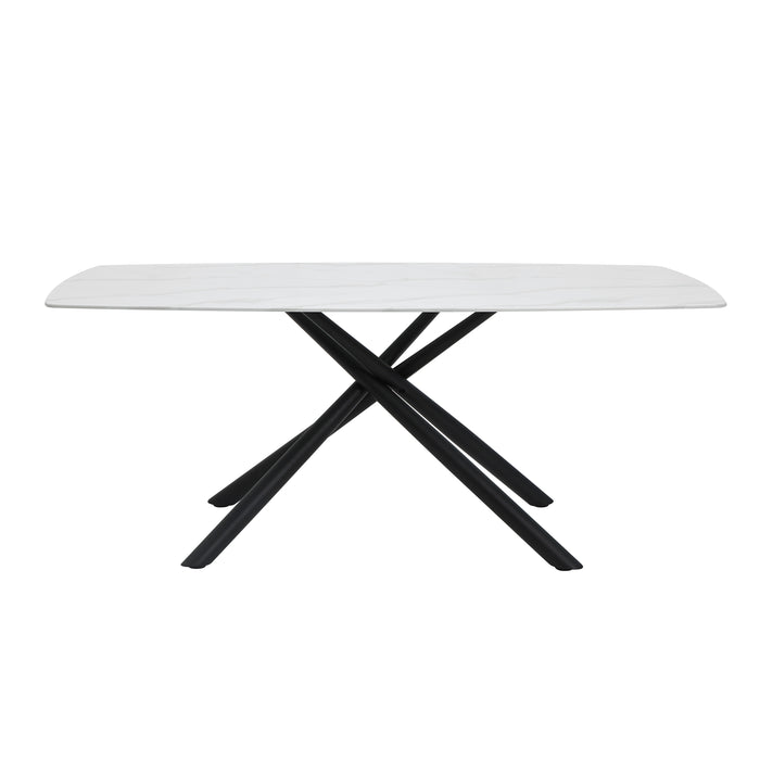 Benito Dining Table in Black/White - 5919-71*