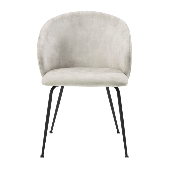 Cosimo Side Chair in Beige/Black - 5920BES - FAMSA Furniture (TX)