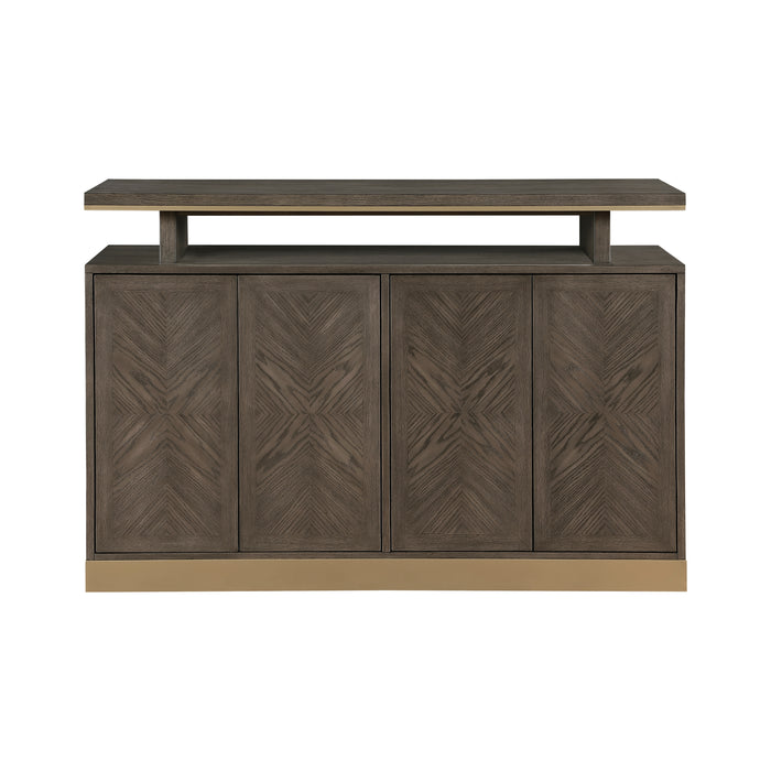 Griffin Server in Brown/Gold - 5933-40 - FAMSA Furniture (TX)