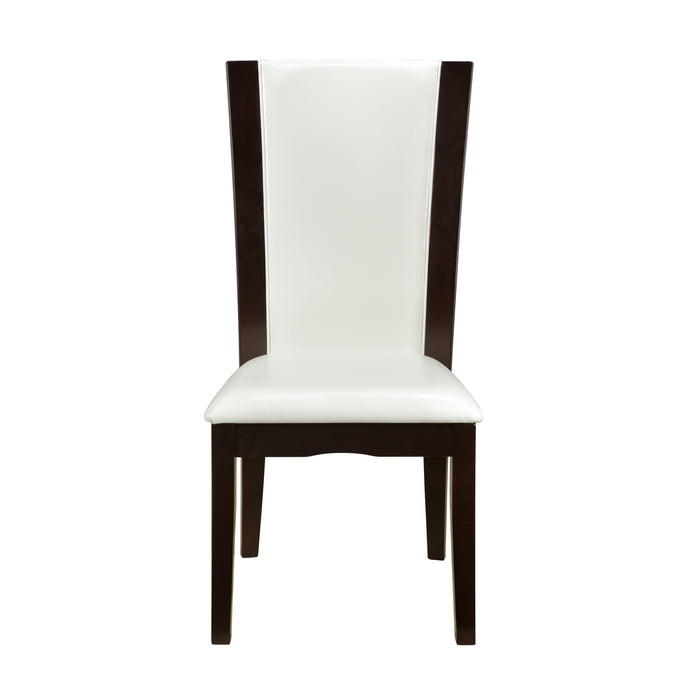 Daisy Side Chair in Espresso/White - 710WS - FAMSA Furniture (TX)