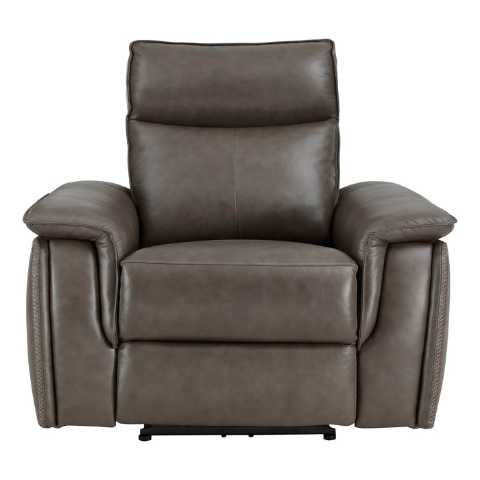 Maroni Power Reclining Chair with Power Headrest in Brown - 8259RFDB-1PWH - FAMSA Furniture (TX)