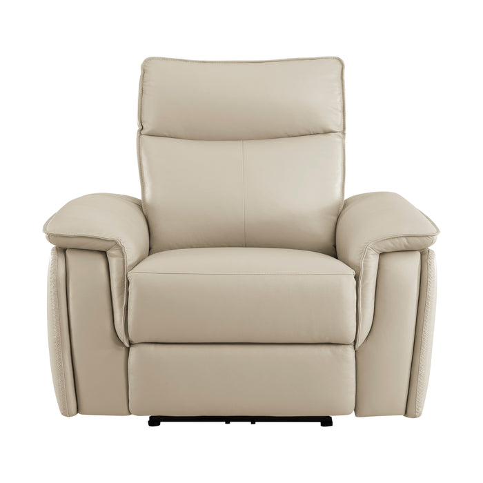 Maroni Power Reclining Chair with Power Headrest in Taupe - 8259RFTP-1PWH - FAMSA Furniture (TX)