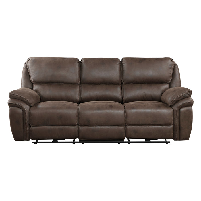 Proctor Power Double Reclining Sofa in Brown - 8517BRW-3PW - FAMSA Furniture (TX)