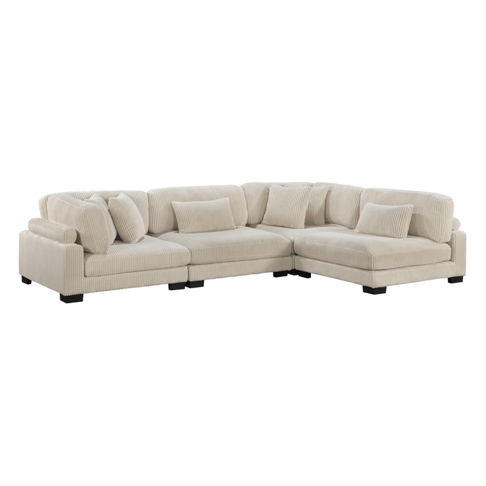 Traverse 4-Piece Modular Sectional in Beige - 8555BE*4SC - FAMSA Furniture (TX)