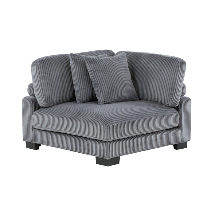 Traverse Corner Seat in Gray - 8555GY-CR - FAMSA Furniture (TX)