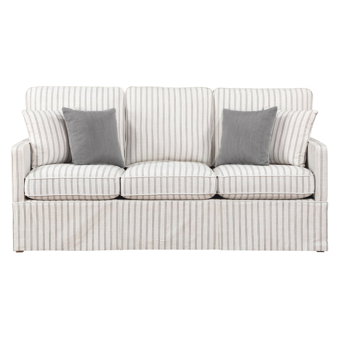 Hampstead Sofa in Gray/White - 8557-3