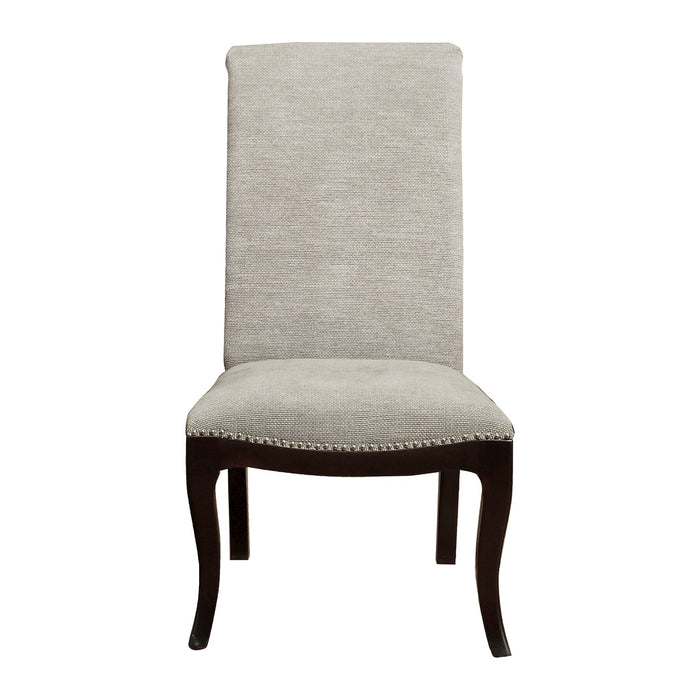 Savion Side Chair in Espresso/Beige - 5494S