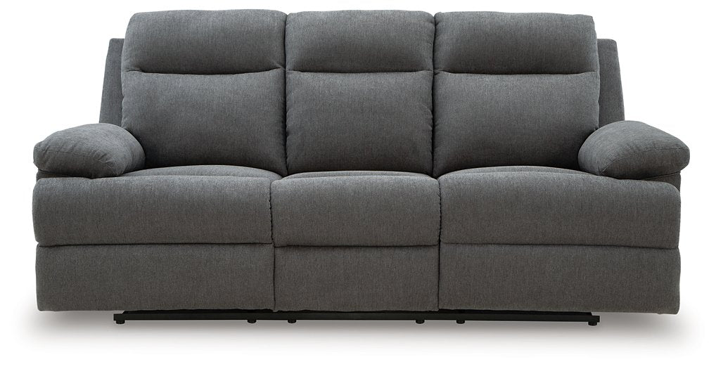 Side-Swipe Reclining Sofa with Drop Down Table - FAMSA Furniture (TX)
