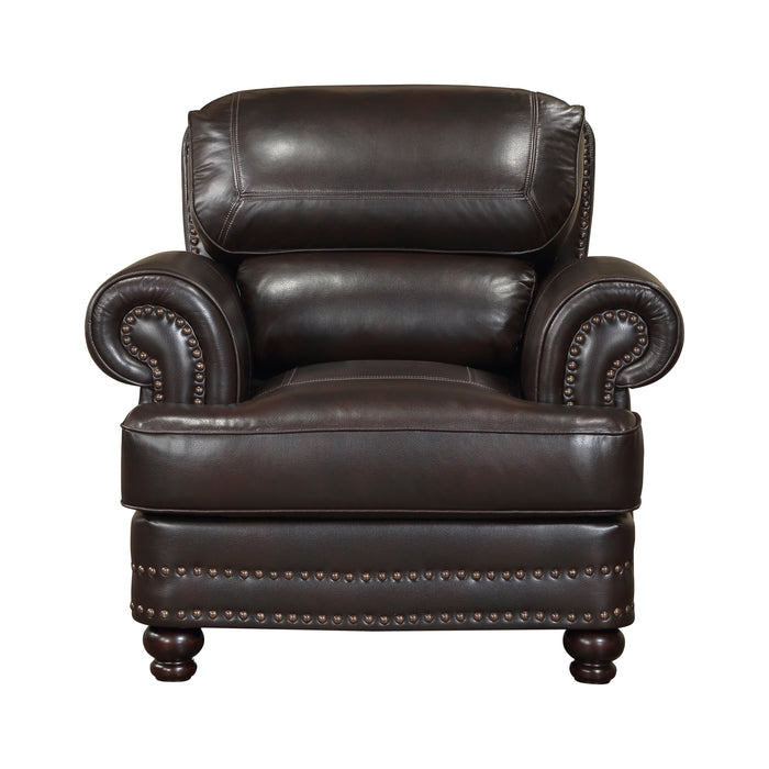 Milford Chair in Brown - 9268BRW-1 - FAMSA Furniture (TX)