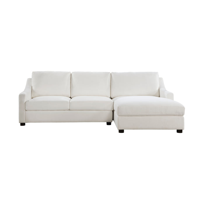 Zayden 2-Piece Sectional with Right Chaise in Beige - 9277VR*22LRC - FAMSA Furniture (TX)