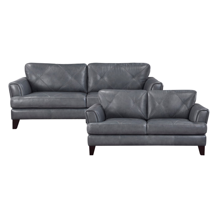 Thierry 2pc Set: Sofa, Love in Gray - 9279BGY*2 - FAMSA Furniture (TX)