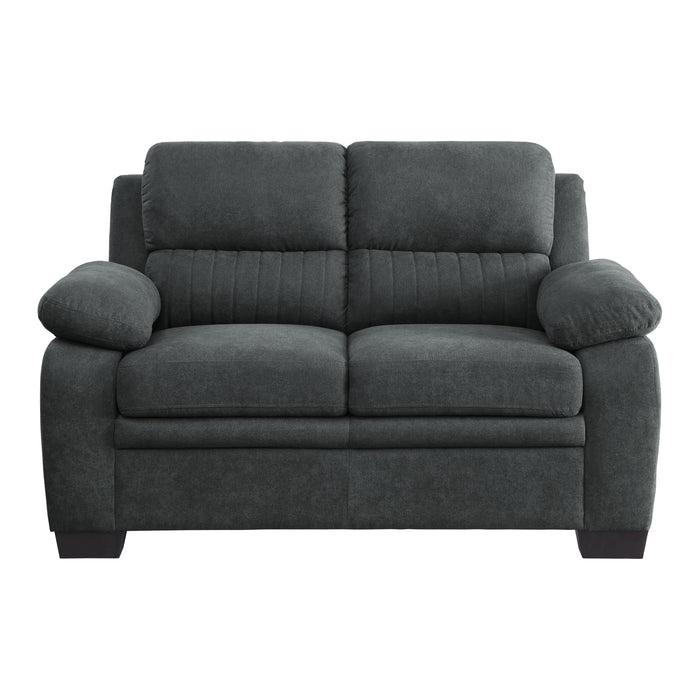 Holleman Loveseat in Gray - 9333DG-2