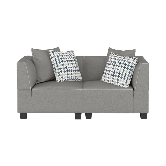 Jayne Loveseat in Gray - 9357GY-2* - FAMSA Furniture (TX)