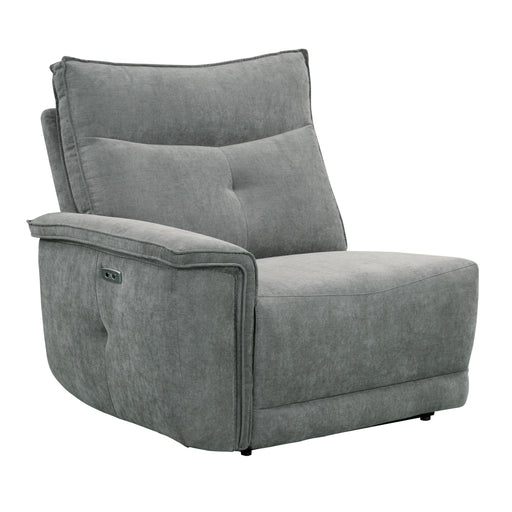 Tesoro (3)Power Double Reclining Sofa with Power Headrests and USB Ports in Gray - 9509DG-3PWH* - FAMSA Furniture (TX)
