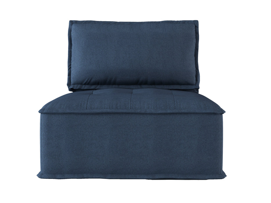 Ulrich Modular Chair with Removable Bolster in Blue - 9545BU-1 - FAMSA Furniture (TX)