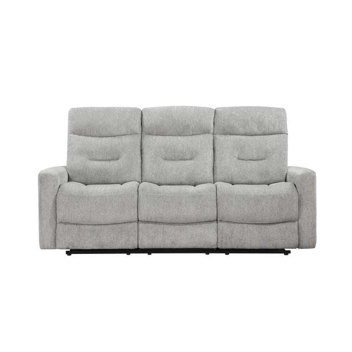 Lyndon Double Reclining Sofa in Gray - 9610GY-3 - FAMSA Furniture (TX)