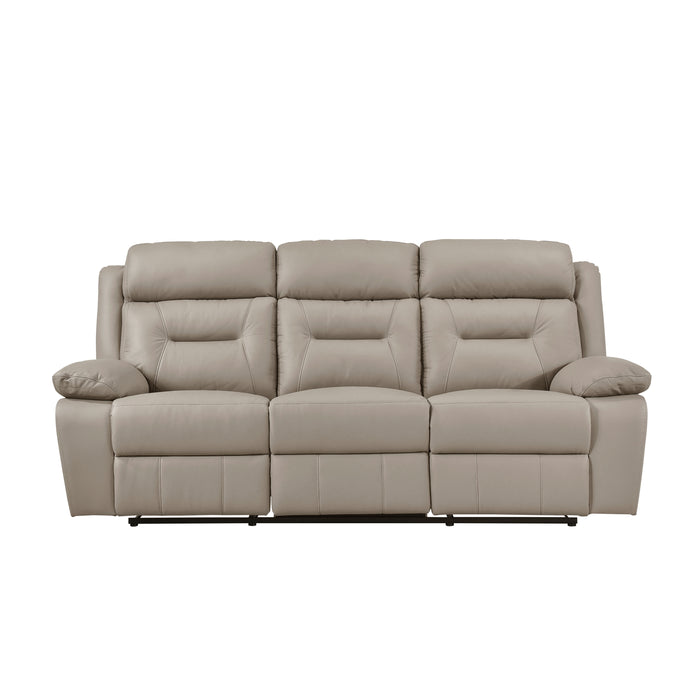 Laconia Double Reclining Sofa in Brown - 9629LTE-3 - FAMSA Furniture (TX)