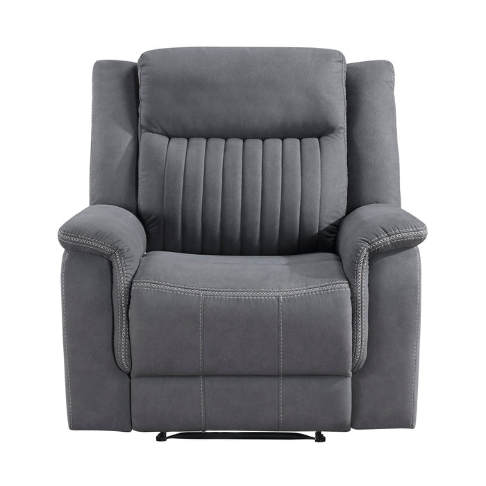 Dean Reclining Chair in Gray - 9646GY-1 - FAMSA Furniture (TX)