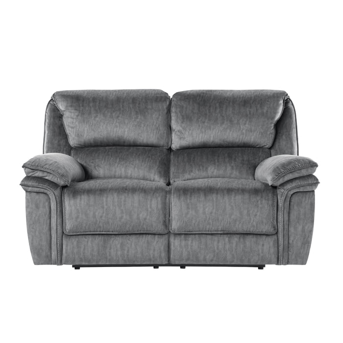 Muirfield Double Reclining Loveseat in Gray - 9913-2WC - FAMSA Furniture (TX)