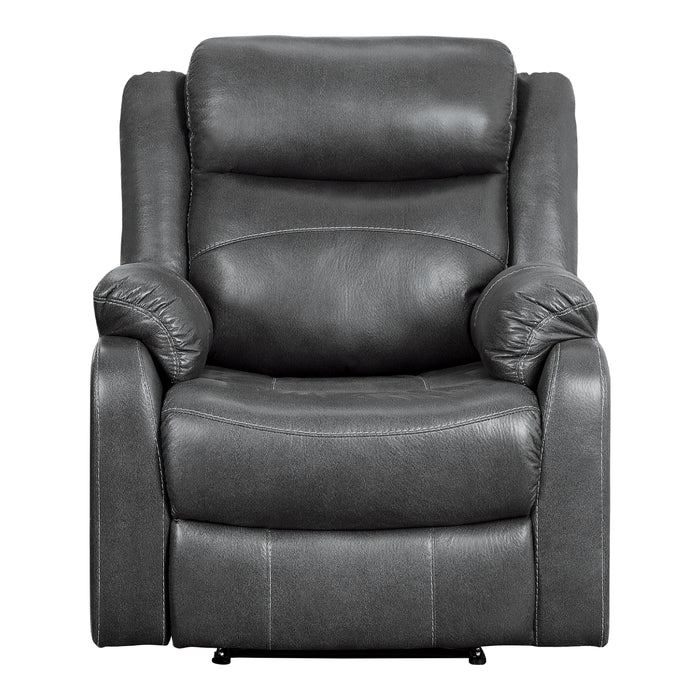 Yerba Lay Flat Reclining Chair in Gray - 9990GY-1 - FAMSA Furniture (TX)