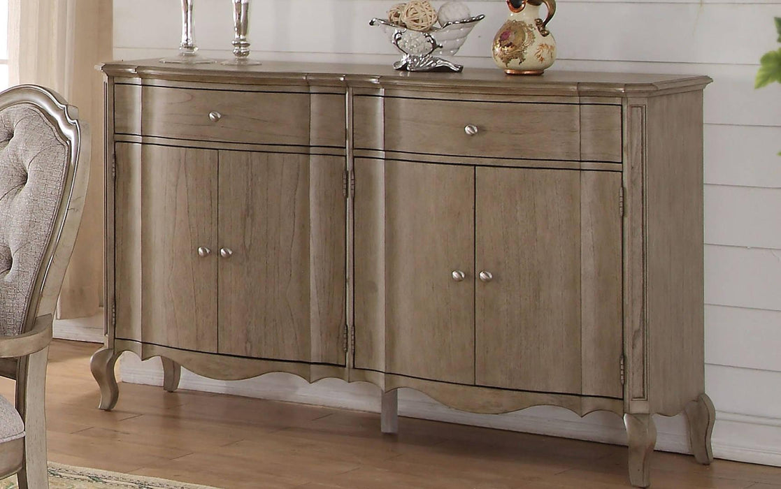 Acme Chelmsford Server in Antique Taupe 66056 - FAMSA Furniture (TX)