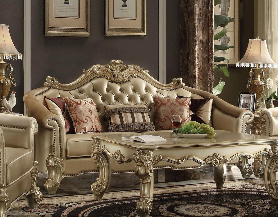 Acme Dresden Sofa in Gold Patina 53120 - FAMSA Furniture (TX)