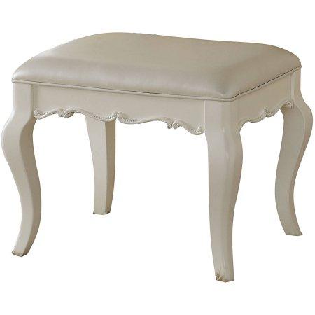 Acme Edalene Vanity Bench in Pearl White 30519 - FAMSA Furniture (TX)